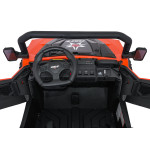 Elektrické autíčko Farmer Truck X-POWER - dvojmiestne, oranžové